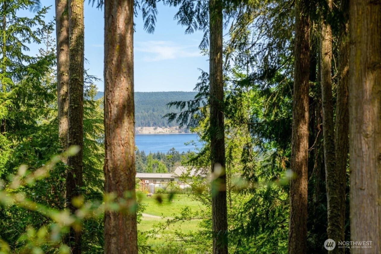 214 Cougar Crest Road Sequim, WA 98382 - Photo 19 of 30 a view of lake from balcony