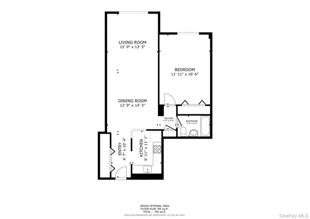 $2,150 | 125 Lake Street, Unit 6J SOUTH, White Plains, NY 10604