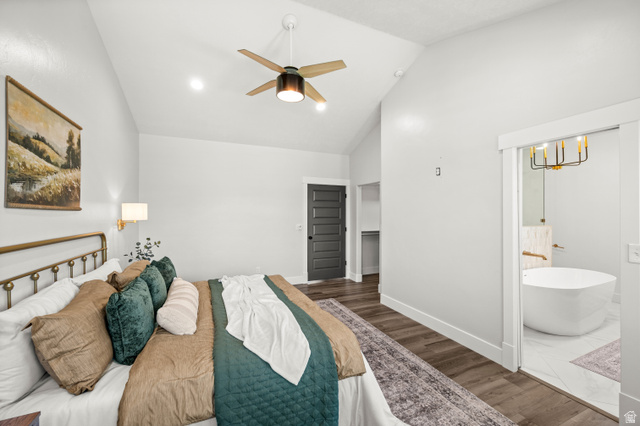 4077 Rons Court Riverton, UT 84096 - Photo 17 of 48 Enjoy the ease of main-floor living with a spacious primary suite and beautifully appointed ensuite just steps away.