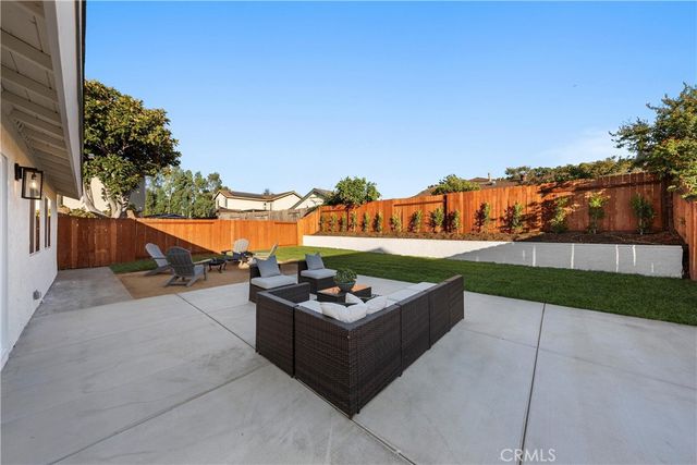 a view of outdoor space with seating