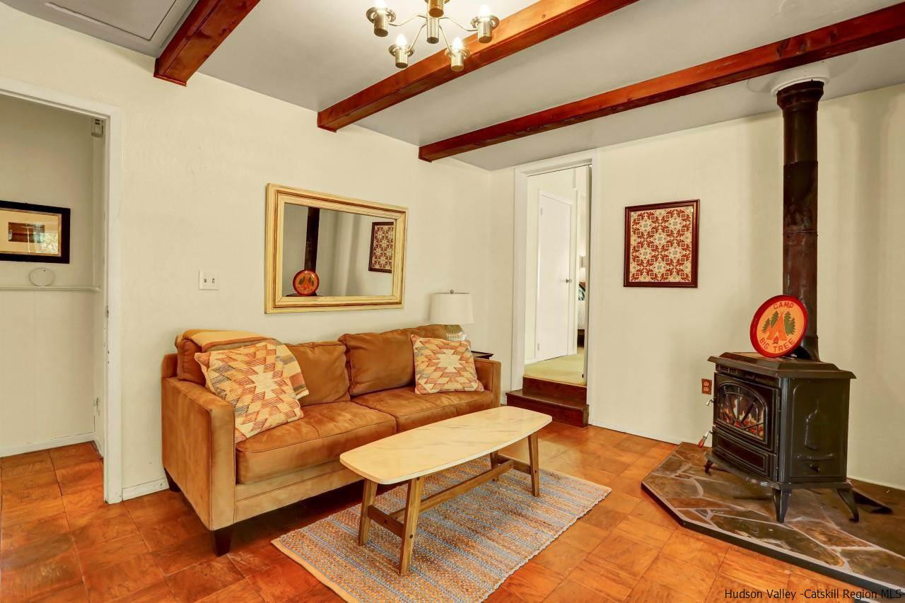 10 Pine Tree Road West Hurley, NY 12491 - Photo 8 of 28 a living room with furniture a rug and a wall painting