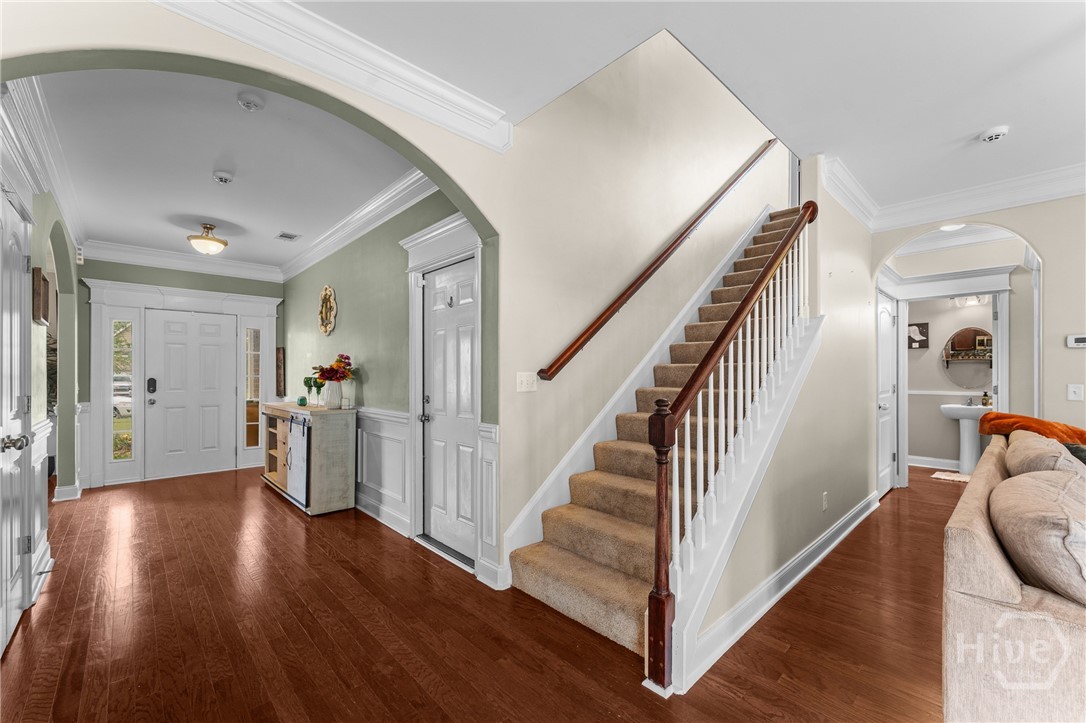 108 Saratoga Drive Rincon, GA 31326 - Photo 17 of 52 Foyer and Stairs