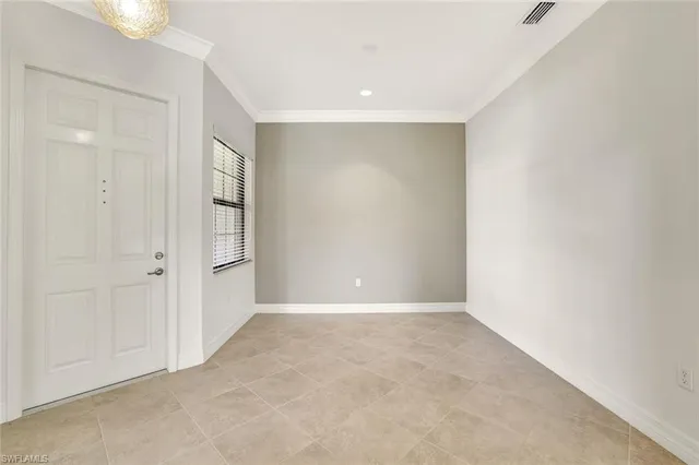 a view of an empty room