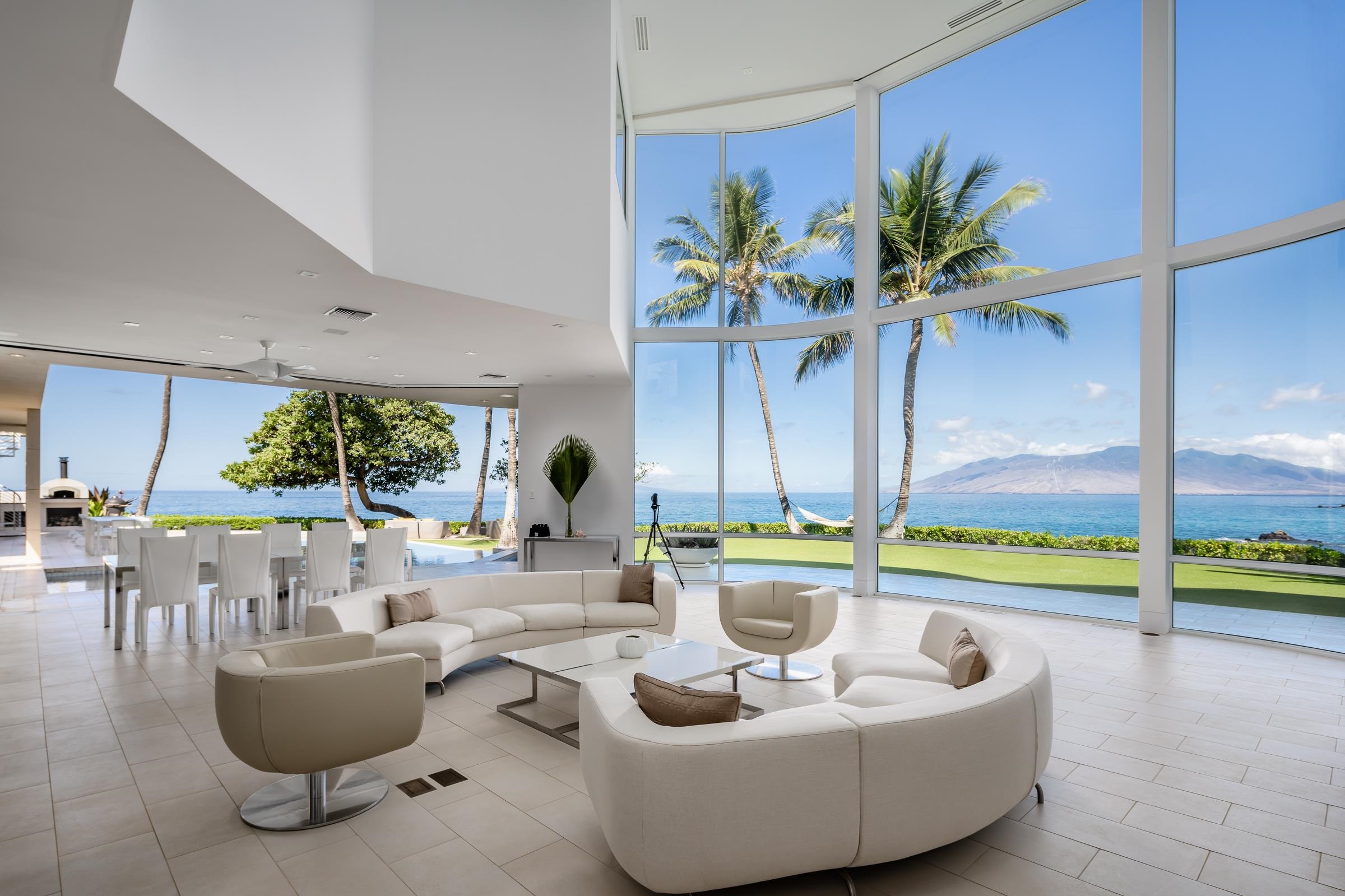4572 Makena Road Kihei, HI 96753 - Photo 7 of 30 a living room with furniture and a large window