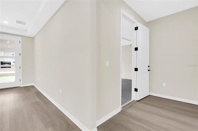 wooden floor in an empty room