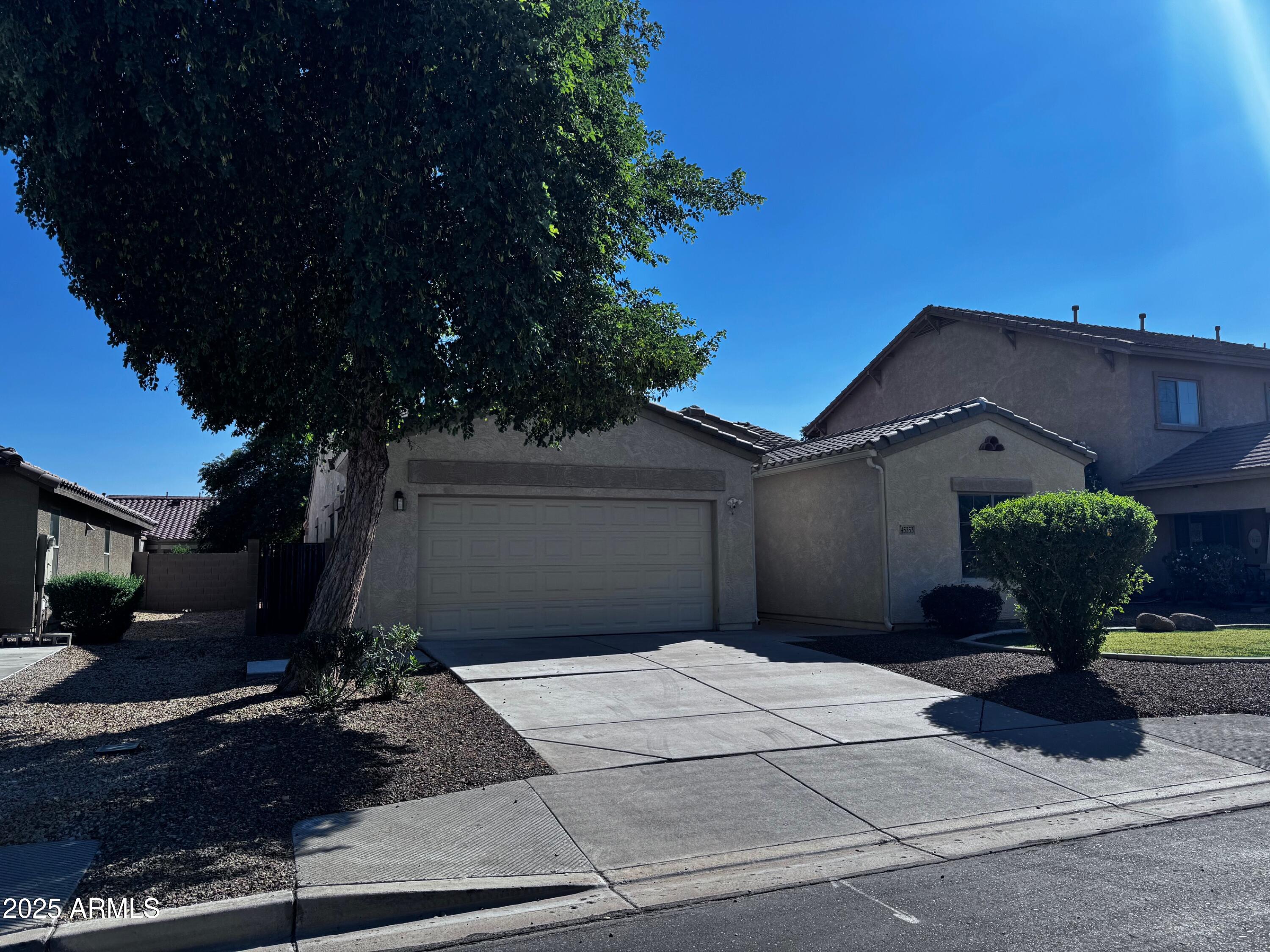 a black and white house with outdoor space