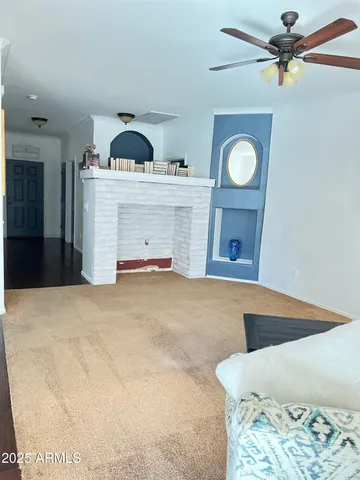 a bedroom with a bed and cabinets