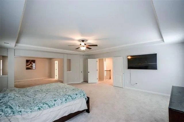 a view of a livingroom and a couch