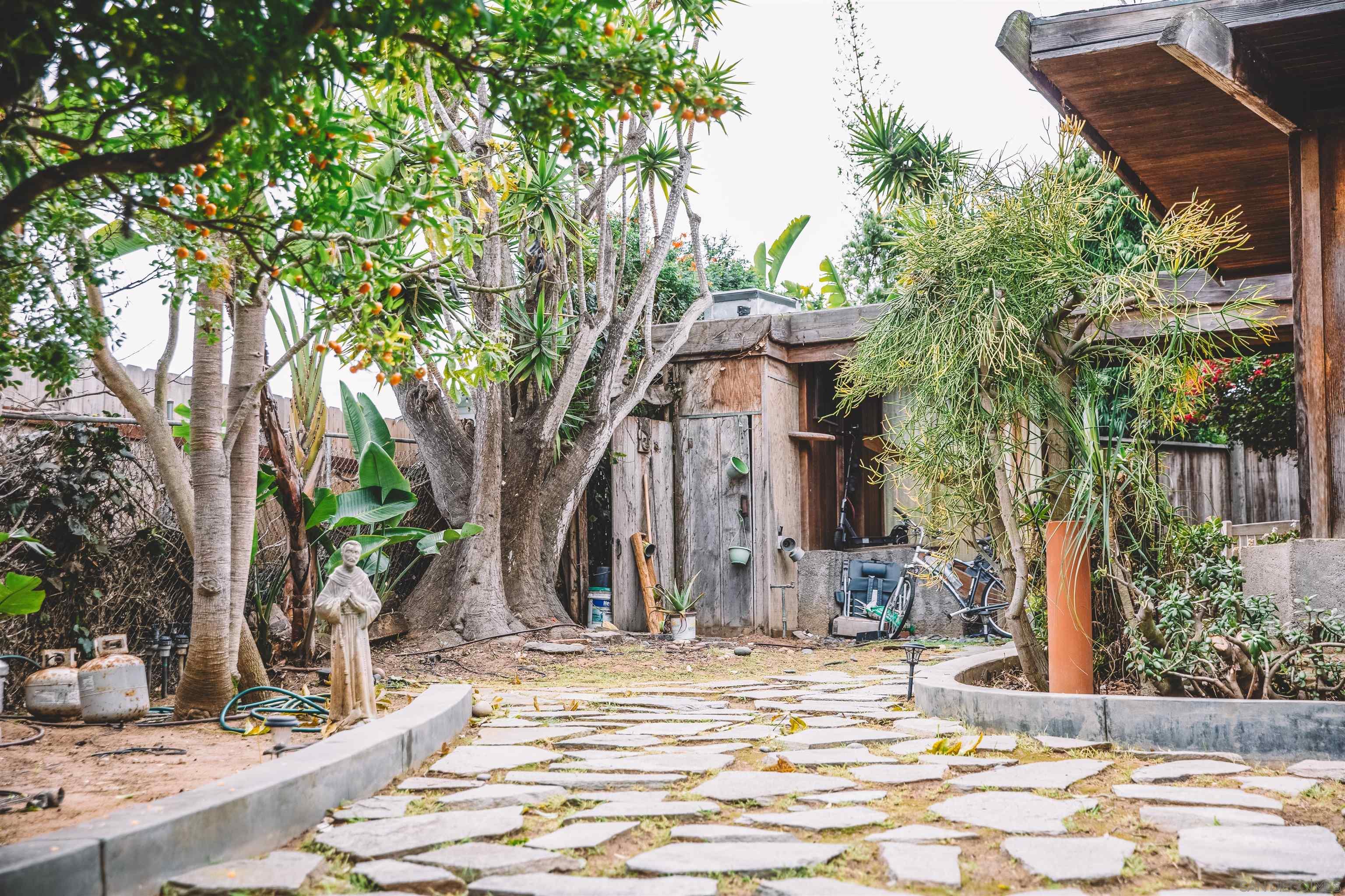 1347 Summit Avenue, Unit MIDDLE Encinitas, CA 92007 - Photo 19 of 19 a view of a house with snow on the road