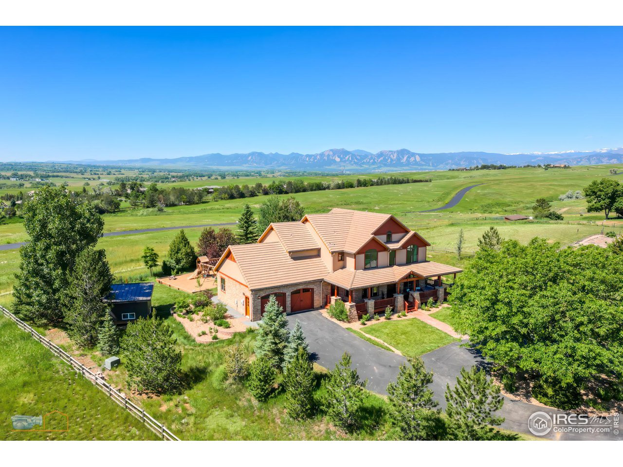 9428 Gunbarrel Ridge Road Boulder, CO 80301 - Photo 1 of 40 Beautiful estate backing to City of Boulder open space protecting your views.