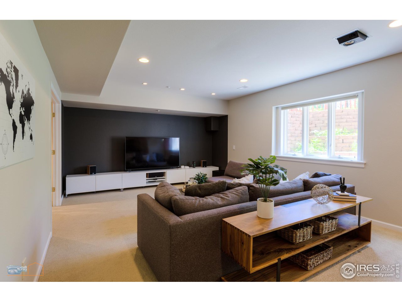 9428 Gunbarrel Ridge Road Boulder, CO 80301 - Photo 27 of 40 Recreation room with media area.