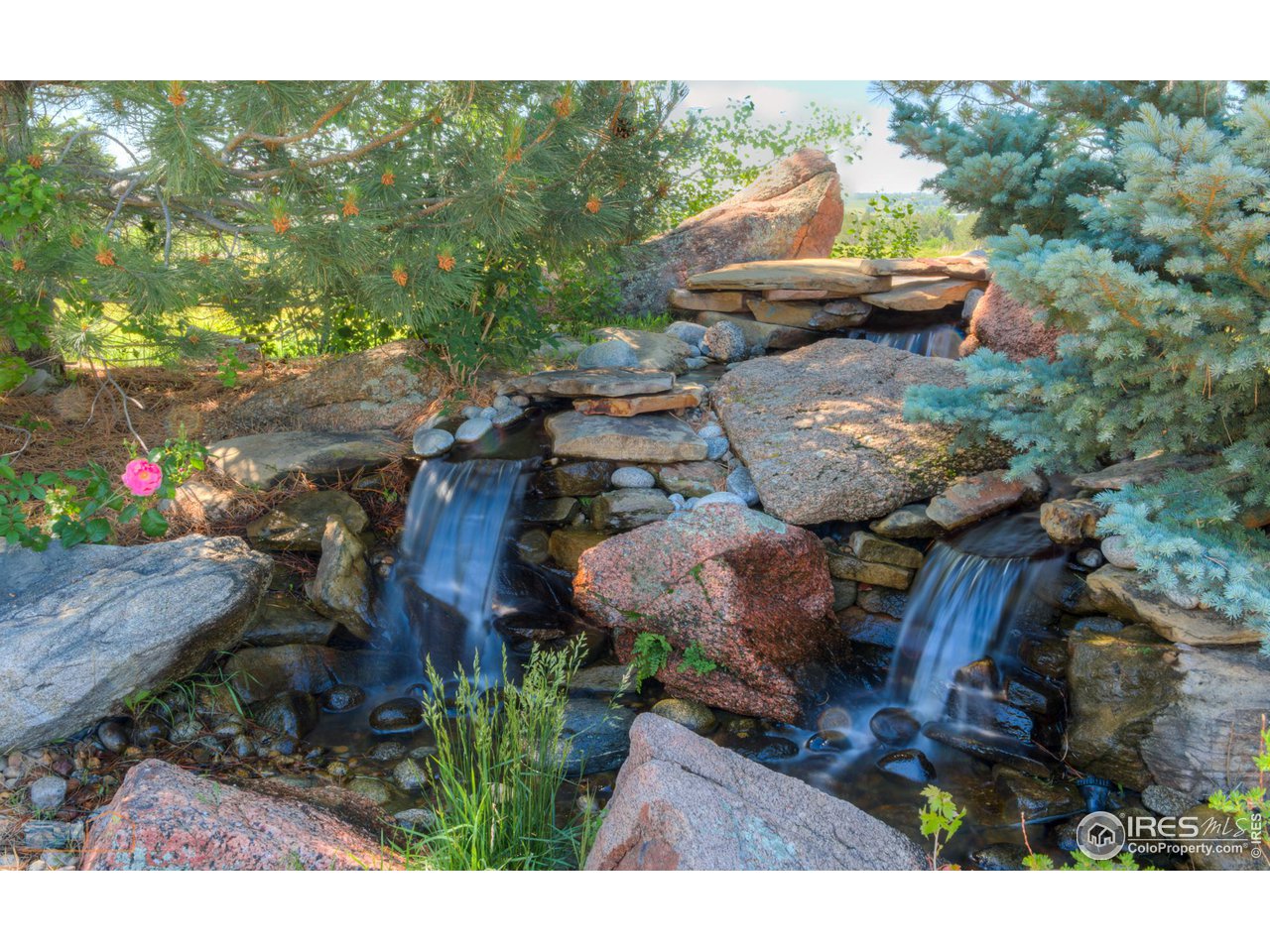 9428 Gunbarrel Ridge Road Boulder, CO 80301 - Photo 32 of 40 Babbling water feature
