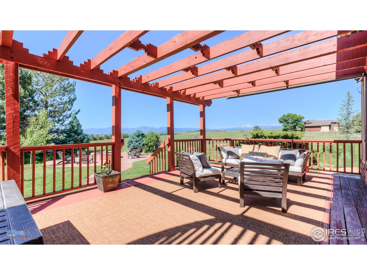 9428 Gunbarrel Ridge Road Boulder, CO 80301 - Photo 33 of 40 Expansive deck to enjoy the incredible views, with a detachable permanent cover.