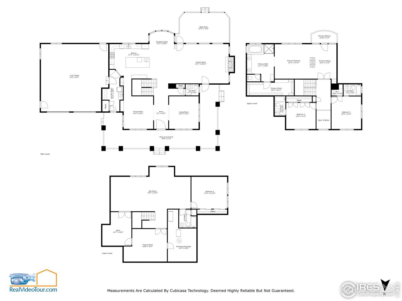 9428 Gunbarrel Ridge Road Boulder, CO 80301 - Photo 40 of 40 Floor plan