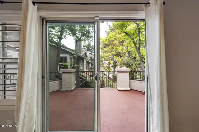 a view of a room with a porch