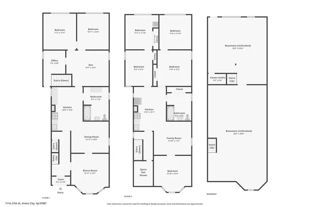 $799,000 | 711 A 27th Street, Union City, NJ 07087