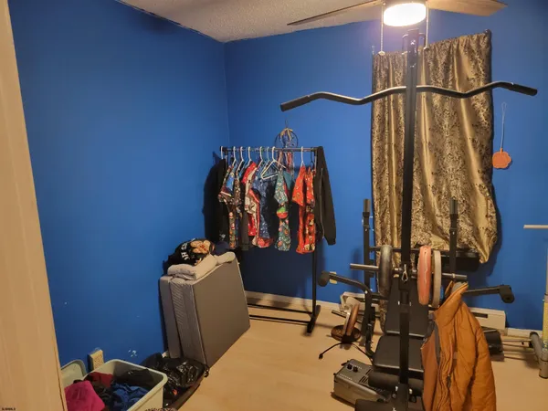 a room with toys and a chandelier