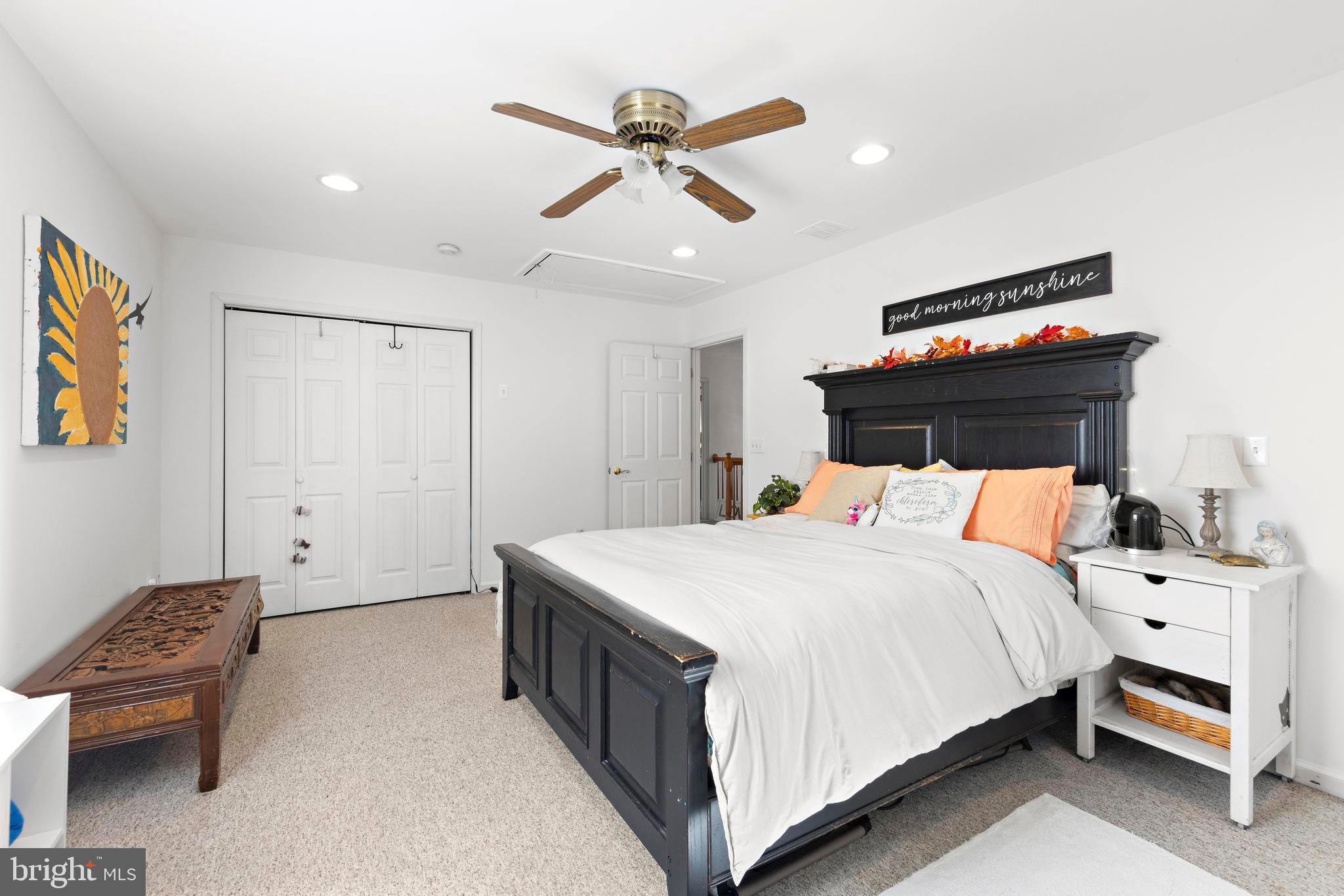 3 Hay Road Tuckerton, NJ 08087 - Photo 35 of 50 a bedroom with a bed and a chandelier