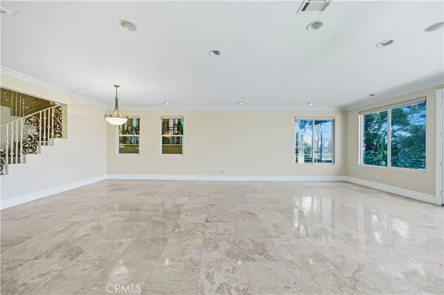 a view of a pathway with a balcony