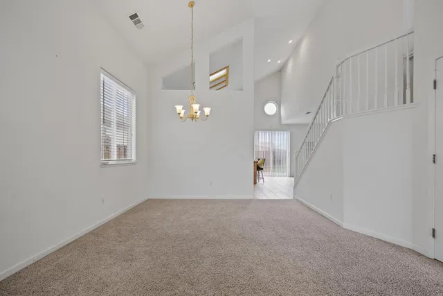 a kitchen with sink and window