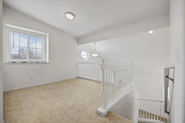 a backyard of a house with seating space