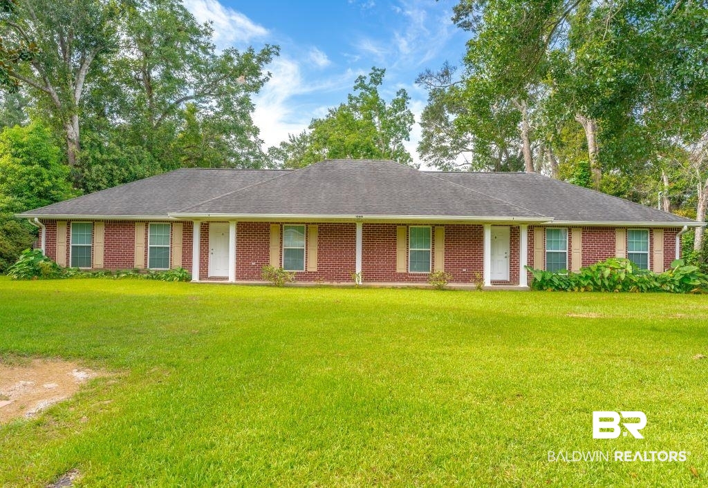 12641 Pecan Street Grand Bay, AL 36541 - Photo 23 of 23 Ranch-style house featuring a front yard
