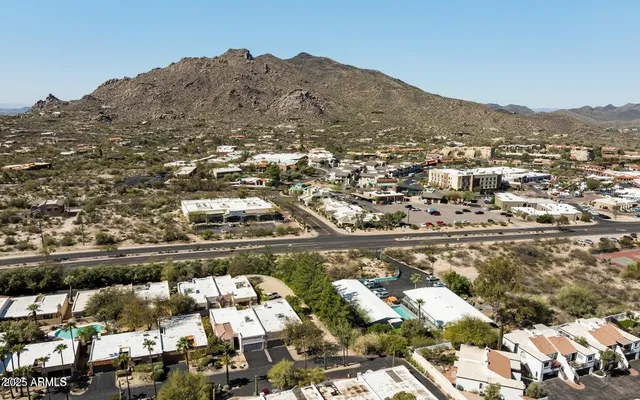a house view with a garden space