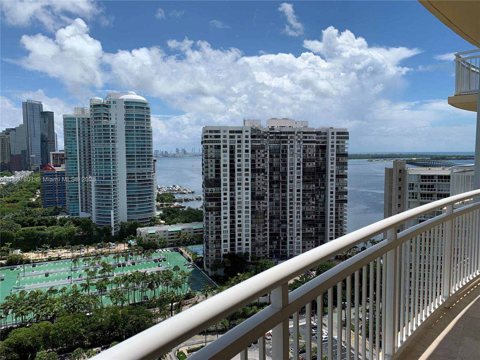 2475 Brickell Avenue, Unit 2504 Miami, FL 33129 - Photo 2 of 32 a balcony with city view