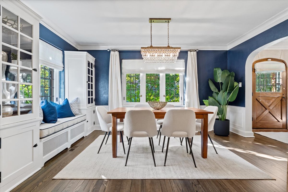 2951 Colfax Street Evanston, IL 60201 - Photo 11 of 62 a view of a dining room with furniture window and wooden floor