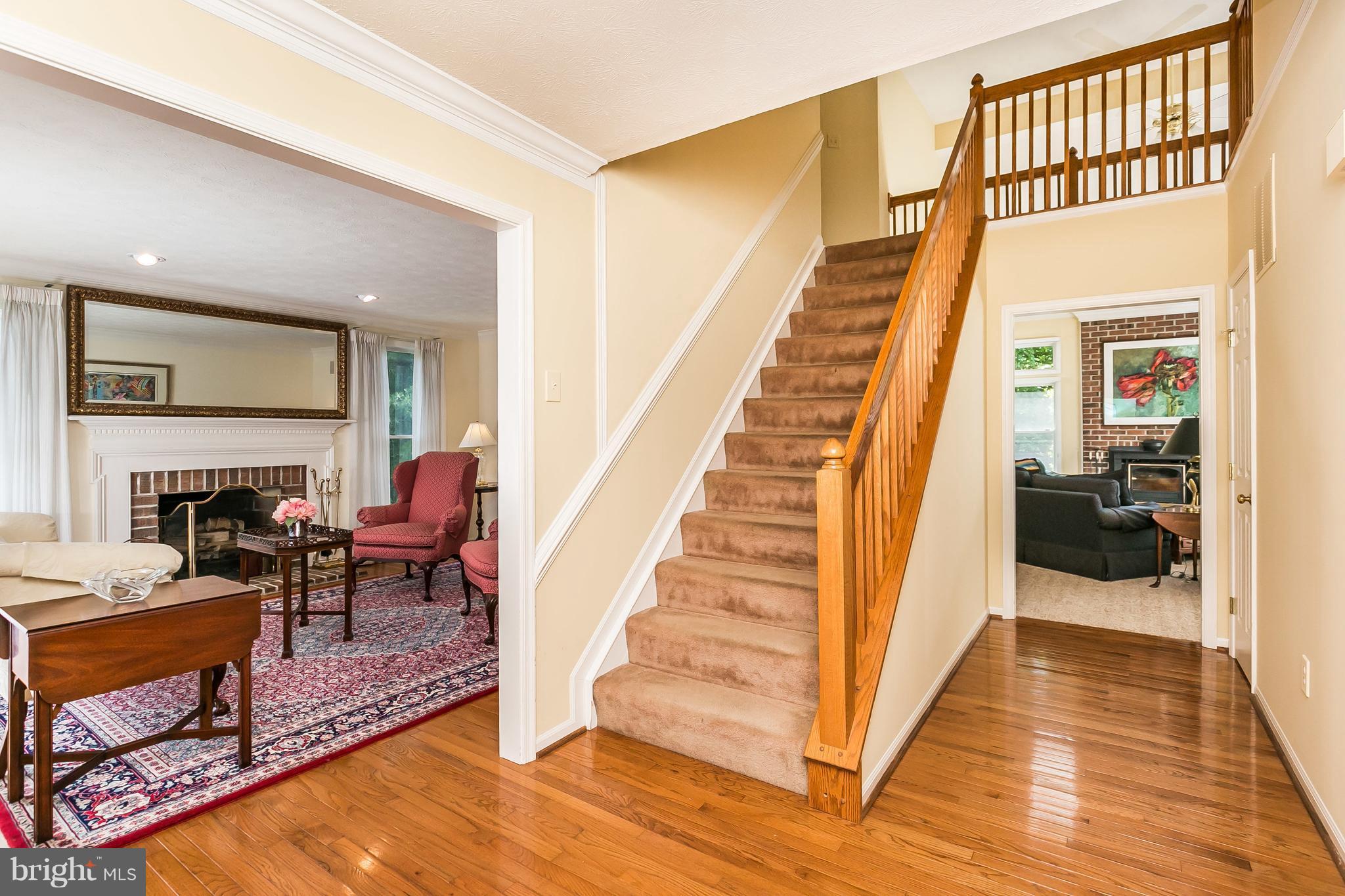 7523 Stream Crossing Road Baltimore, MD 21209 - Photo 4 of 30 FOYER WITH HARDWOOD FLOORS