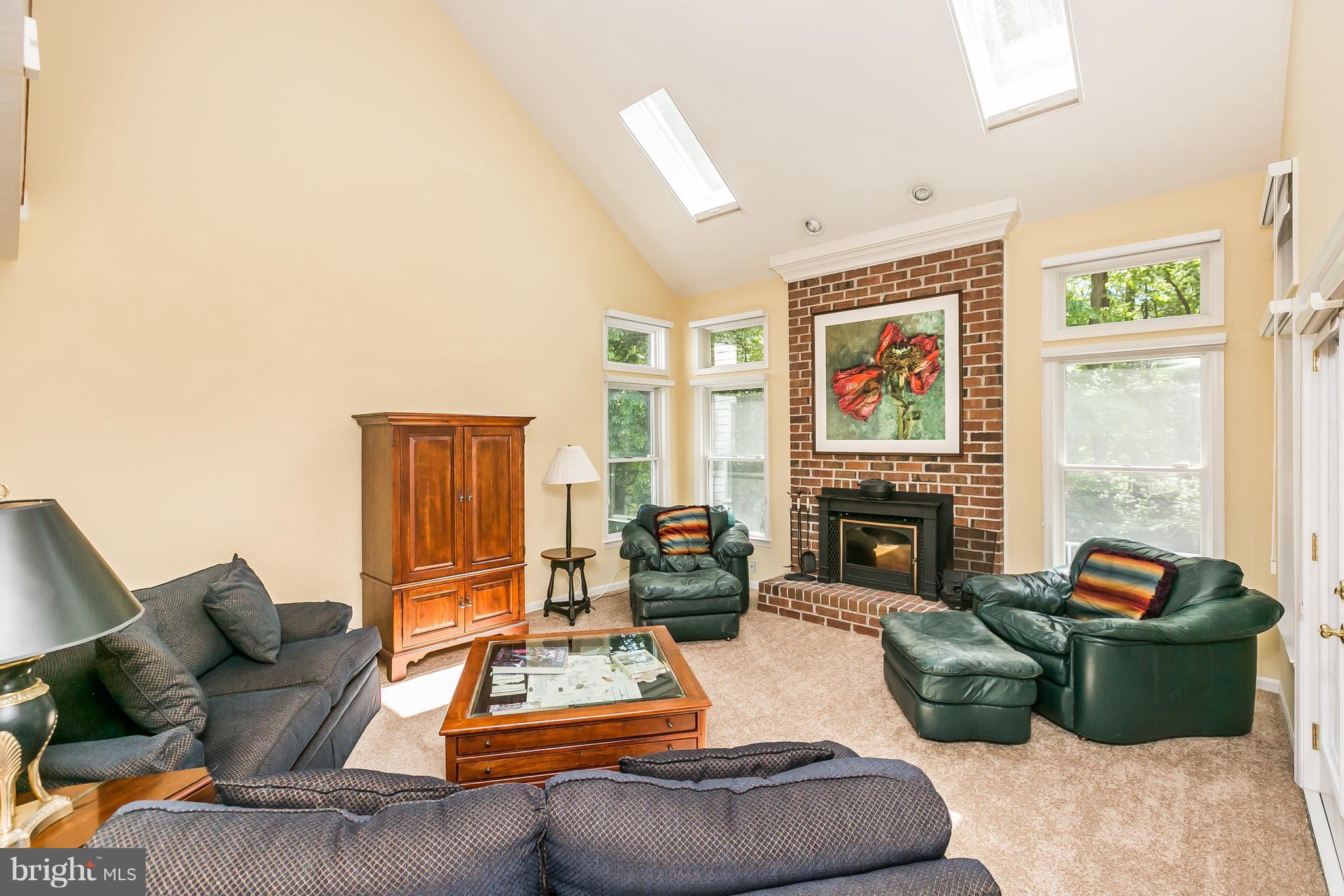 7523 Stream Crossing Road Baltimore, MD 21209 - Photo 8 of 30 FAMILY ROOM WITH SKYLIGHTS