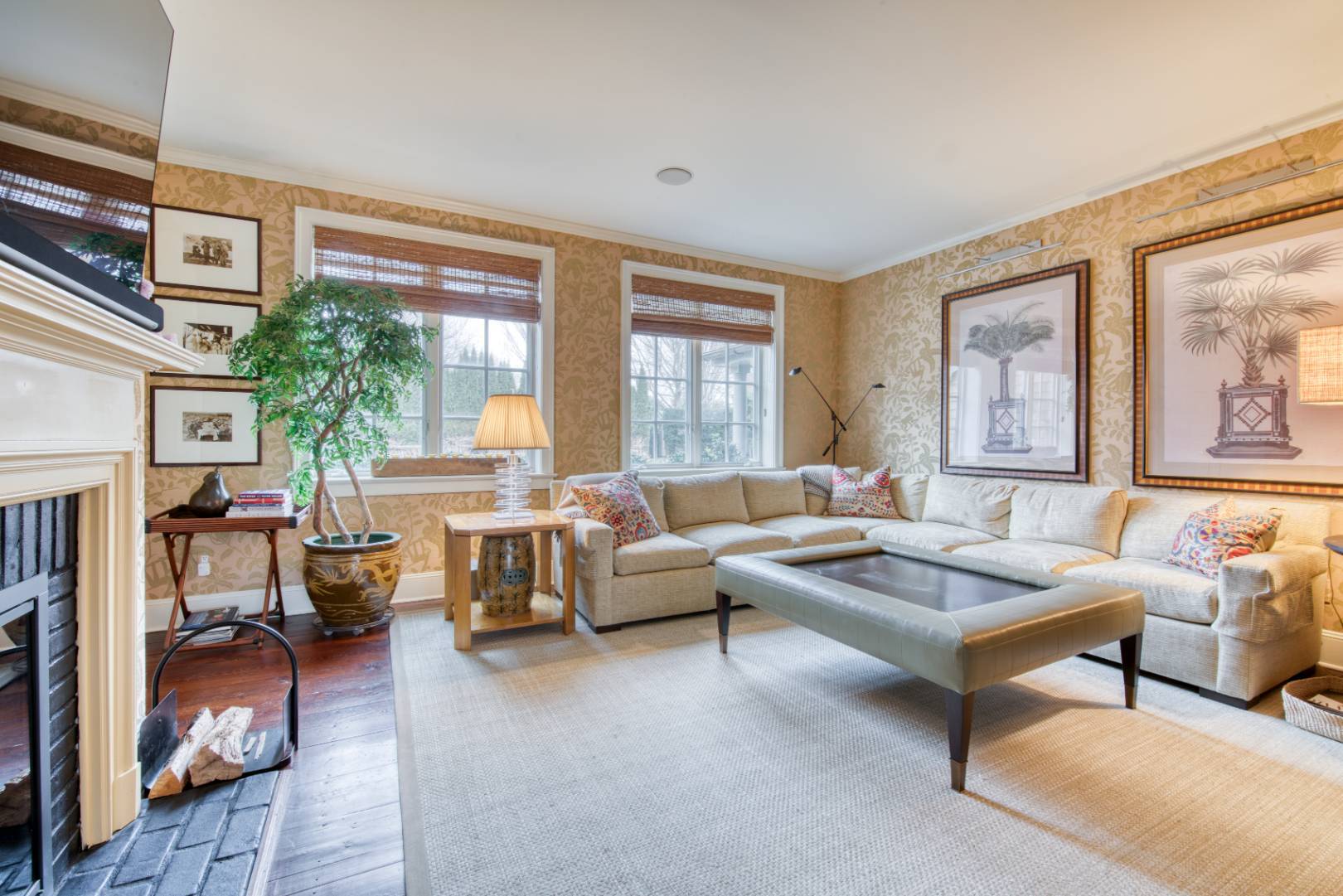 181 Parsonage Pond Road Sagaponack, NY 11962 - Photo 15 of 25 a living room with furniture and a large window