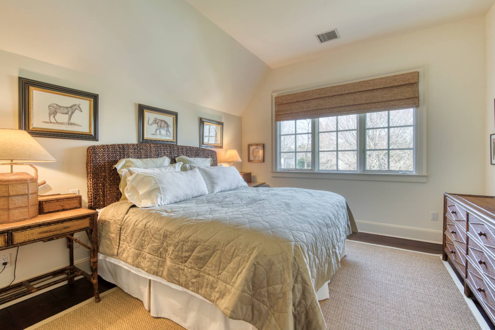 181 Parsonage Pond Road Sagaponack, NY 11962 - Photo 23 of 25 a bed sitting in a bedroom next to a window