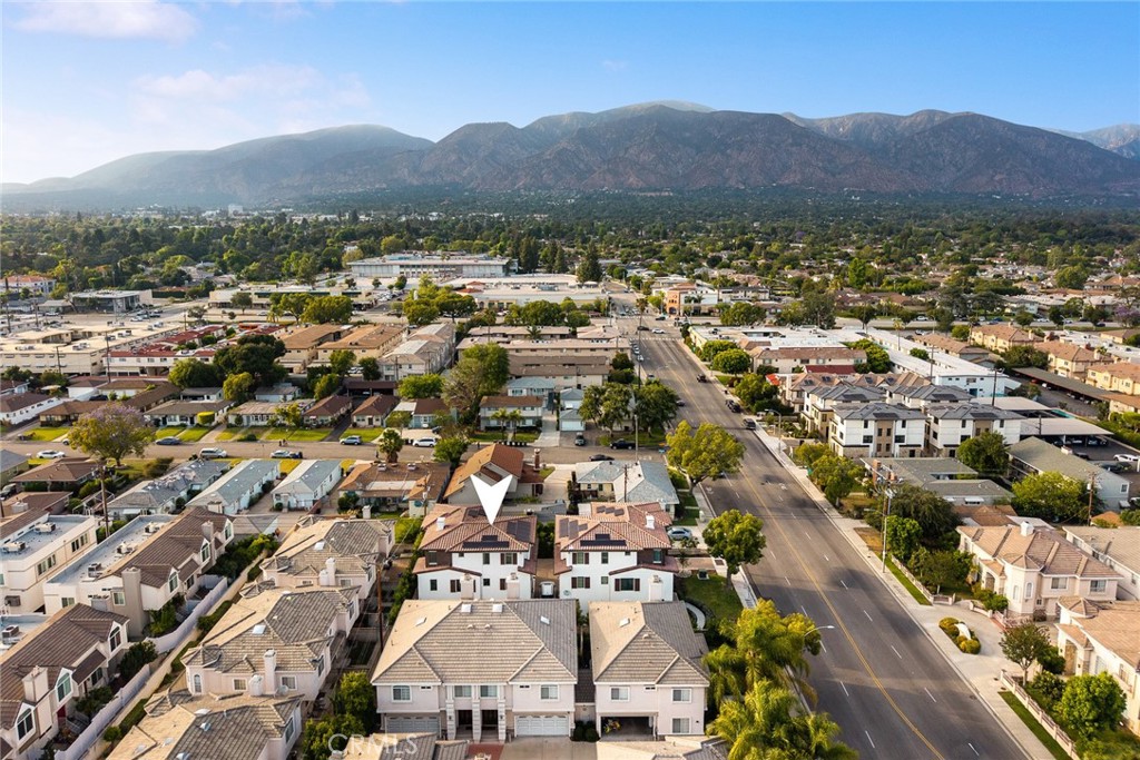 905 Sunset Boulevard, Unit A Arcadia, CA 91007 - Photo 31 of 35 an aerial view of residential house and green space