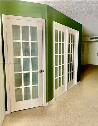 a view of front door