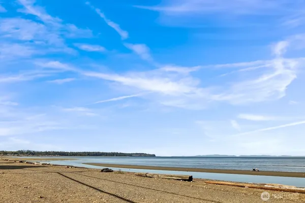 a view of an ocean and beach