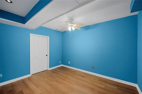 wooden floor in an empty room