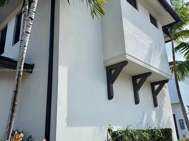 a backyard of a house