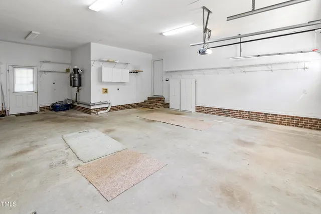 a view of a room with rack on the wall