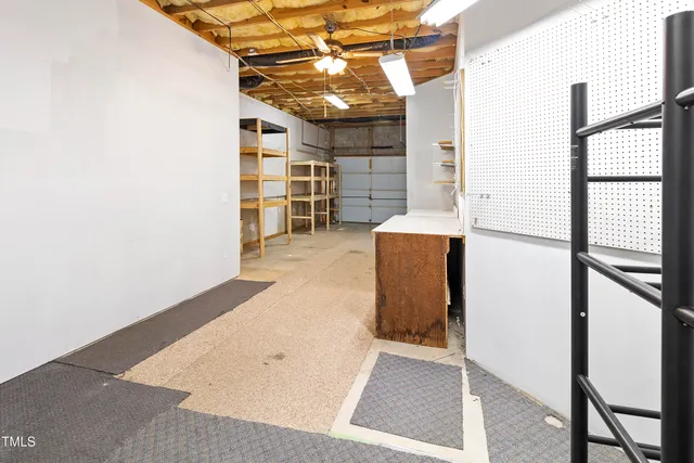 a view of a storage & utility room