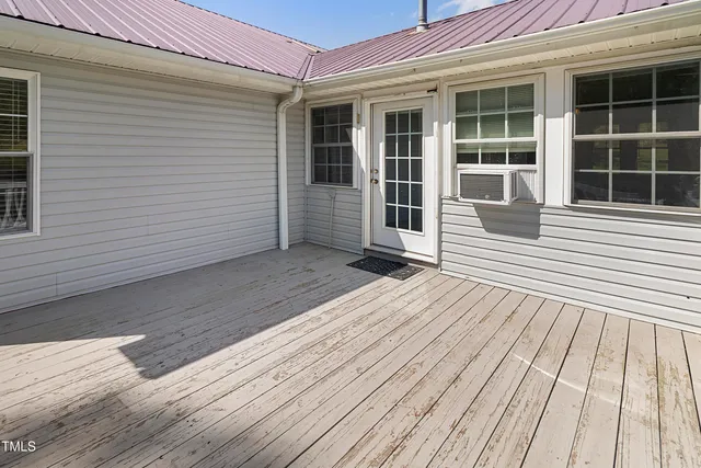 a view of a house with wooden floor