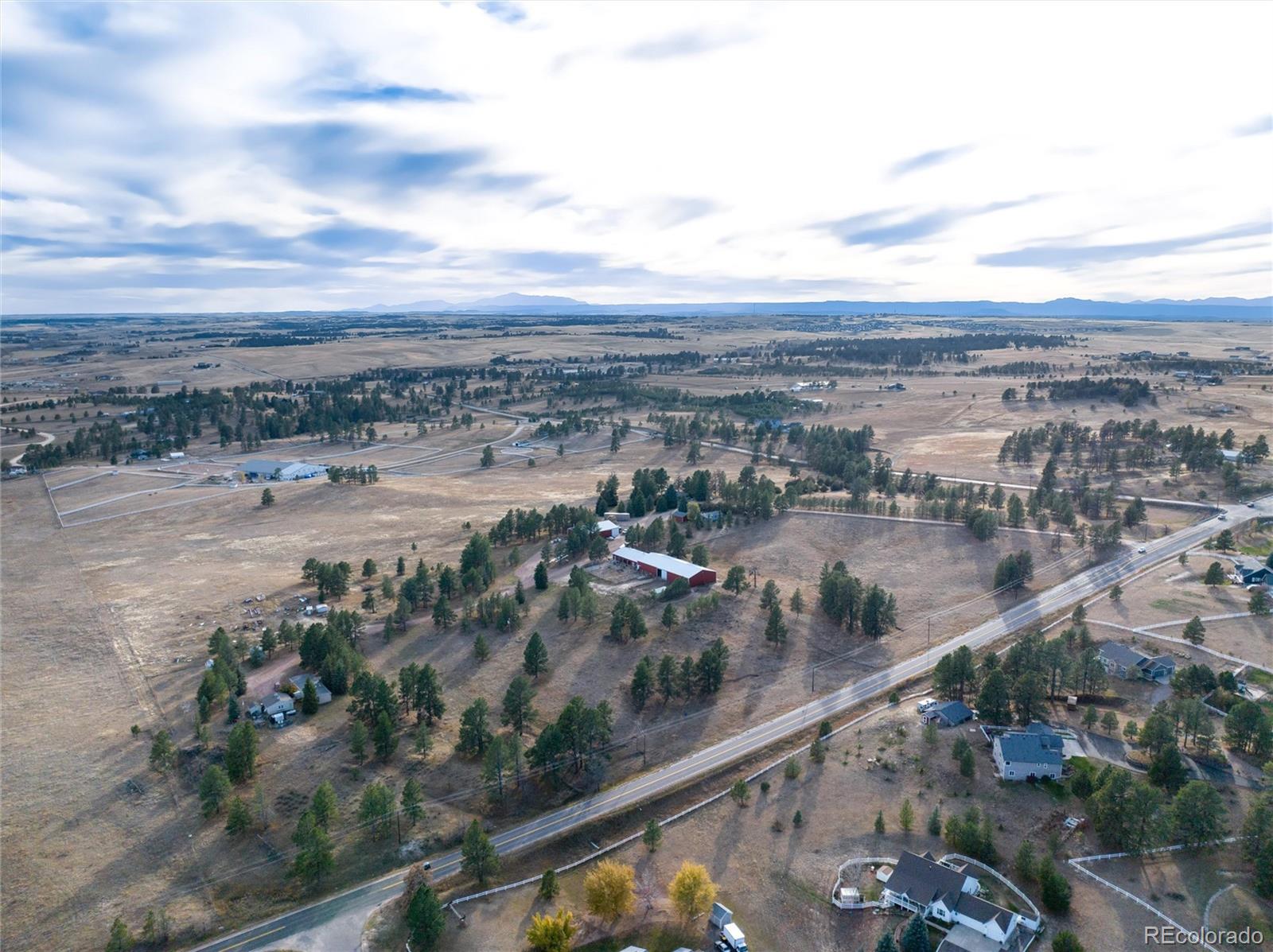 3074 County Road 166 Elizabeth, CO 80107 - Photo 3 of 13 an aerial view of a city