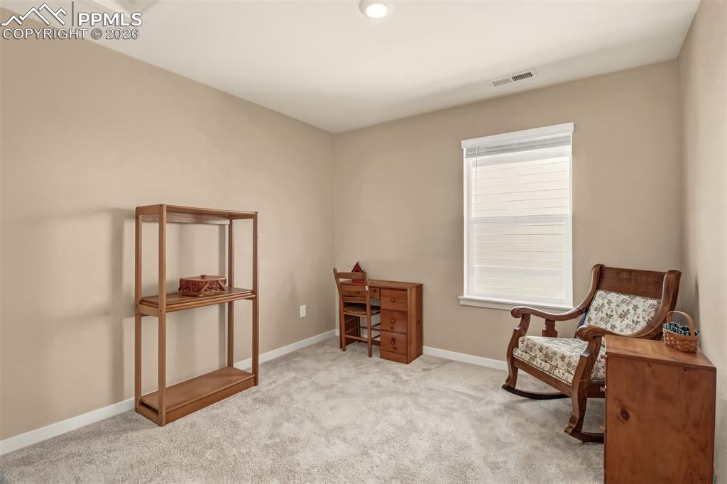 6133 Alpine Ridge Drive Colorado Springs, CO 80925 - Photo 16 of 31 a bedroom with furniture and a window