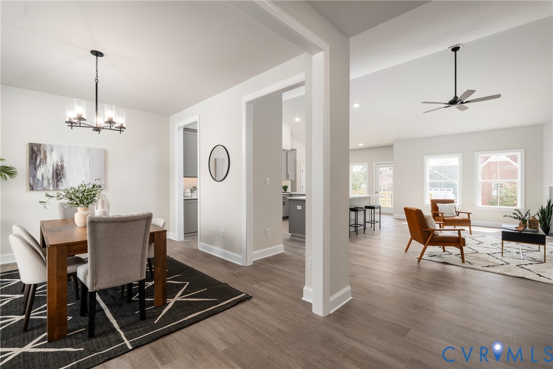 2301 Larkwood Road Henrico, VA 23294 - Photo 7 of 44 a view of a livingroom with furniture window and wooden floor