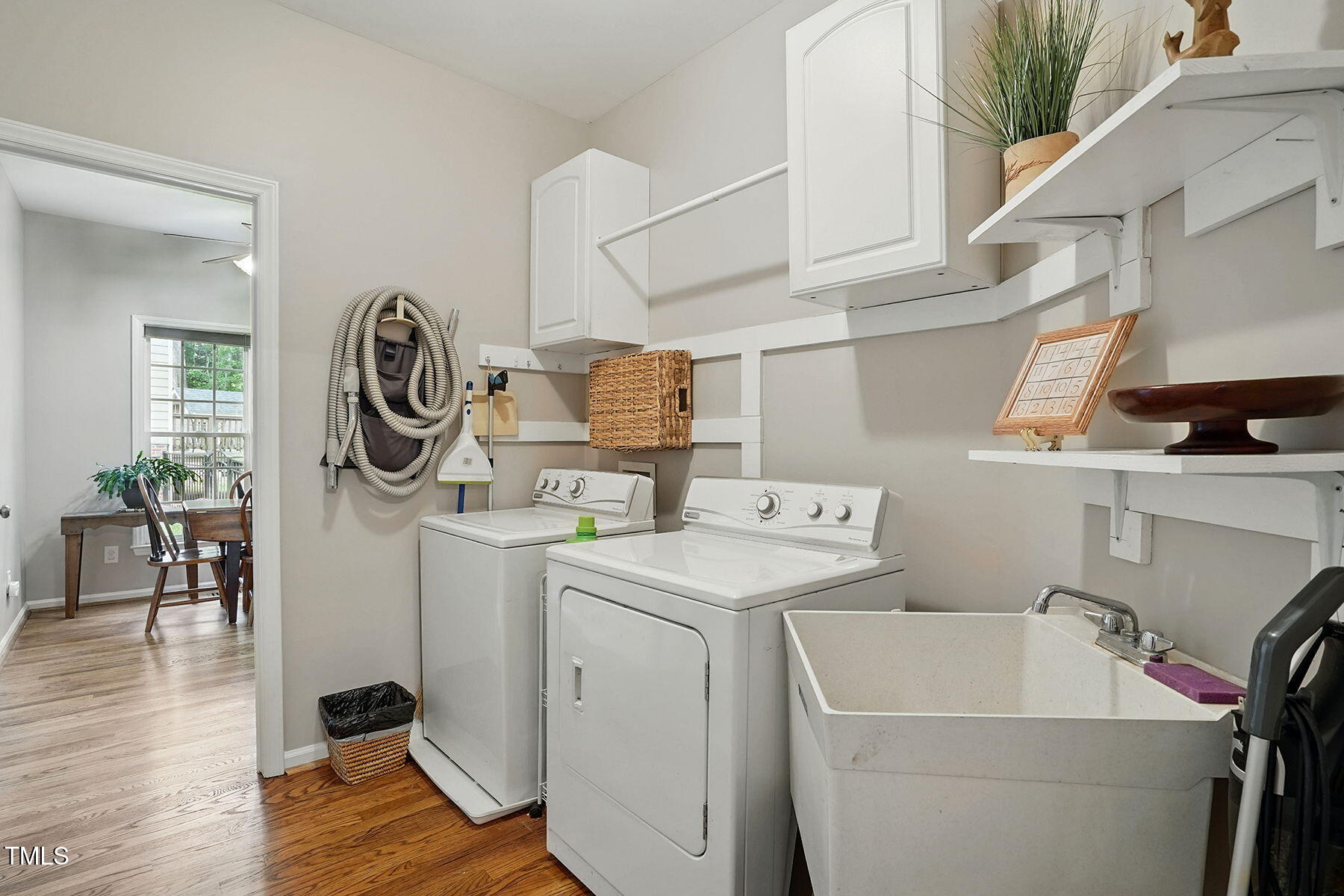2425 Lemuel Drive Raleigh, NC 27615 - Photo 25 of 36 a utility room with dryer and washer