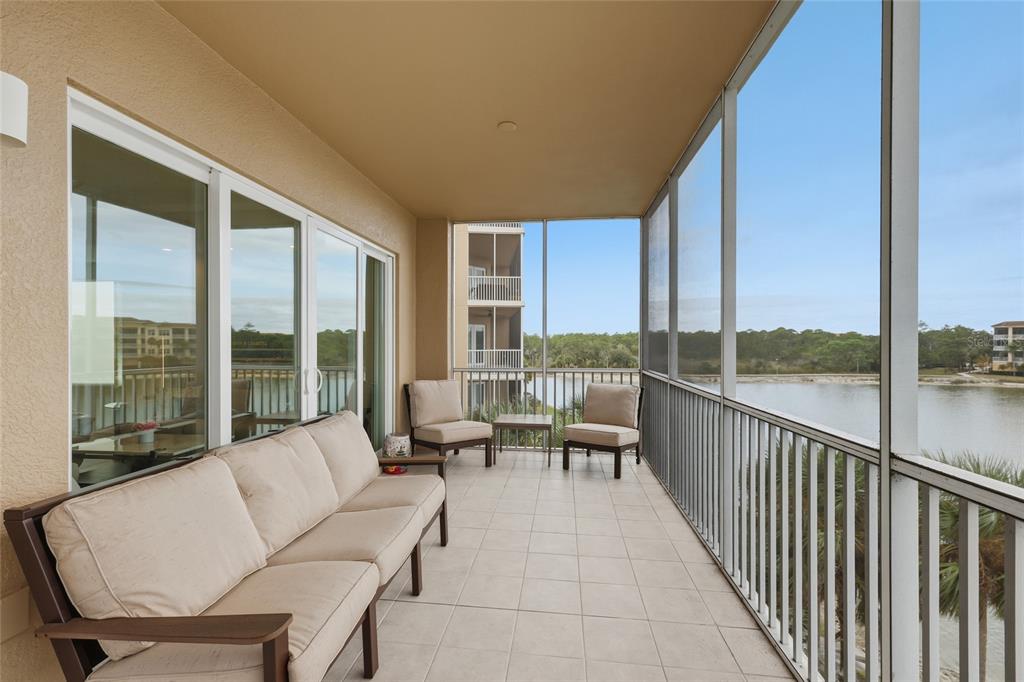 10520 Boardwalk Loop, Unit 301 Bradenton, FL 34202 - Photo 27 of 55 a balcony with furniture and a view of balcony