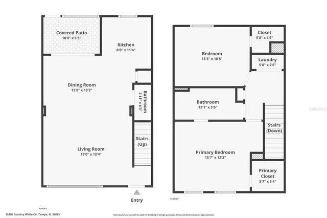 $2,200 | 12466 Country White Circle, Tampa, FL 33635