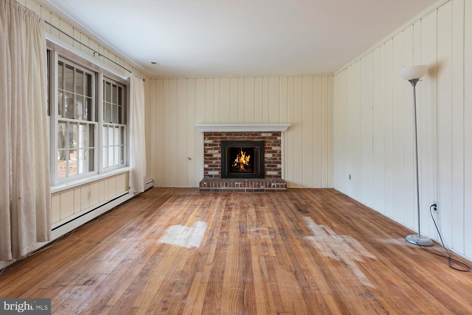 271 Hopewell Road Medford, NJ 08055 - Photo 7 of 27 Living room with wood burning fireplace