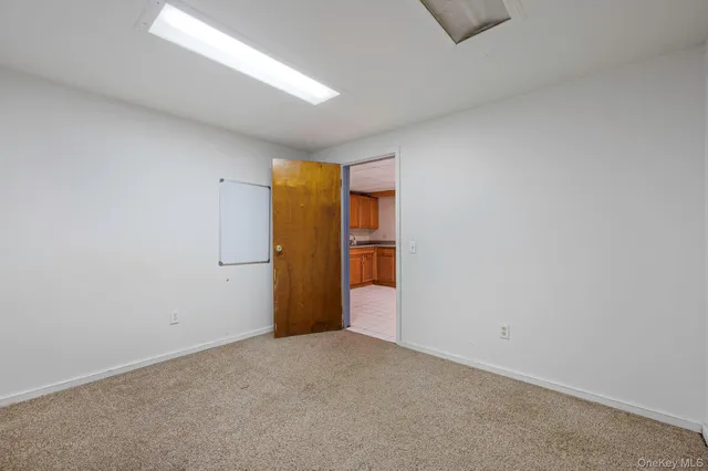 a view of an empty room