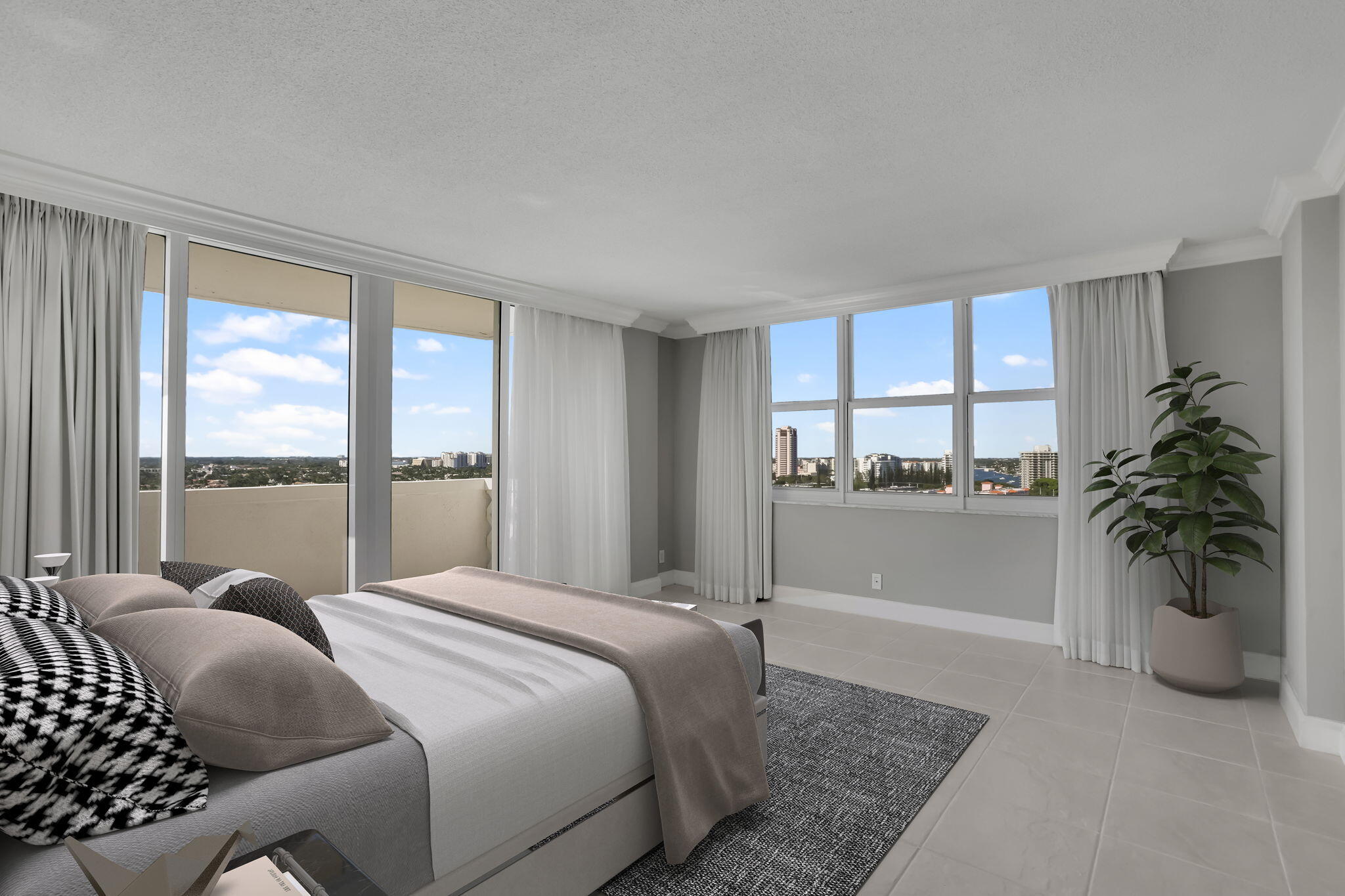 1200 South Ocean Boulevard, Unit 16H Boca Raton, FL 33432 - Photo 33 of 78 83-web-or-mls-Primary Bedroom